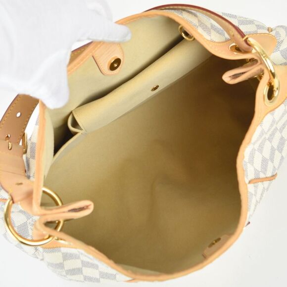 Louis Vuitton Galliera PM Tote Shoulder Bag Damier Azur White - Picture 12 of 13